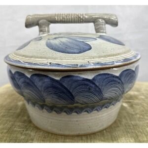 David Norton Handmade Pottery Veg./Seafood‎ Steamer Signed Made In USA BEAUTIFUL